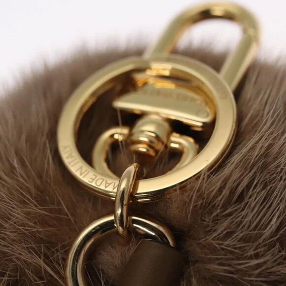 LOUIS VUITTON Porte Cles Lovely Vison Charm Beige M01018 LV Auth 112631 - Picture 8 of 16